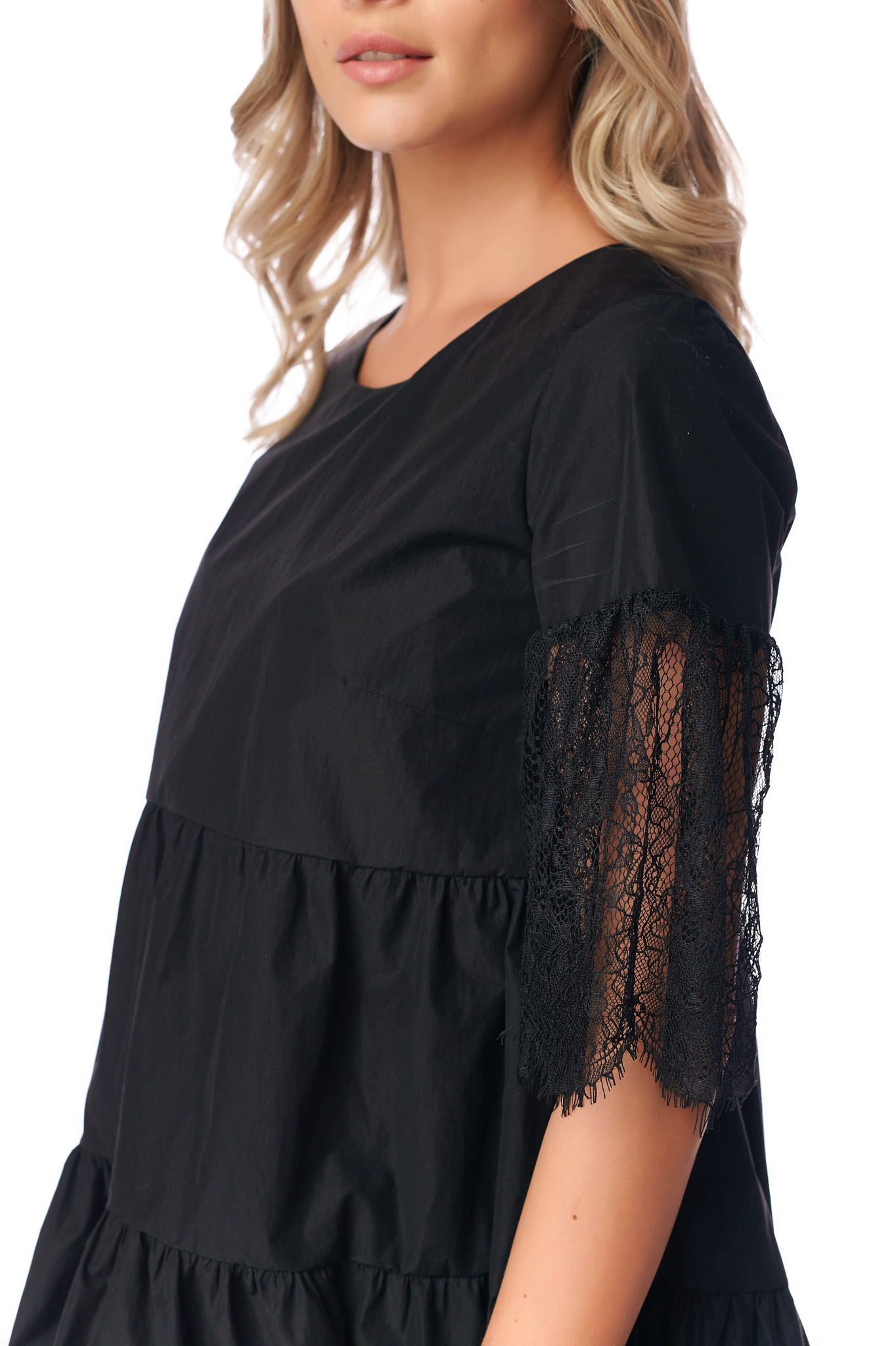 bluza neagra cu dantela bluza neagra cu dantela