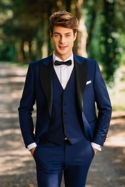 Costum ceremonie bleumarin