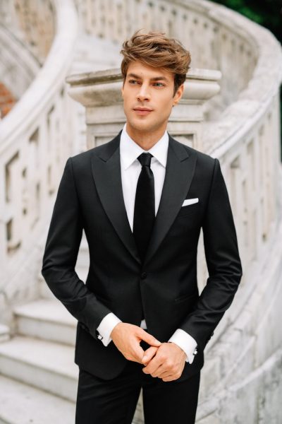 Costum ceremonie,Louis Purple, negru