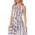 Rochie Fashion Loft, scurta cu spate gol motive traditionale