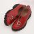 Pantofi din piele naturala, casual, culoarea rosie