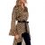 Camasa larga animal print marime universala cordon talie