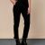 Pantaloni dama lungi cu aplicatii de paiete, culoarea neagra