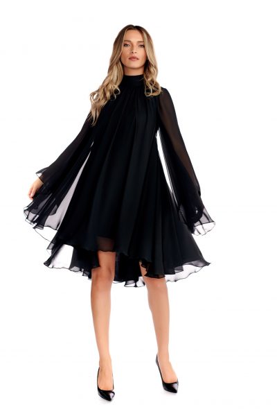 Rochie de ocazie spate gol culoarea neagra Rochie de ocazie spate gol culoarea neagra
