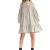 Rochie casual cu maneci lungi volane culoarea gri