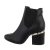 Botine dama elegante cu toc gros, negre