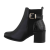 Botine dama elegante cu catarama, negre