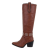 Cizme dama din piele ecologica accesorizate, negre