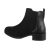 Botine dama cu aspect croco, negre