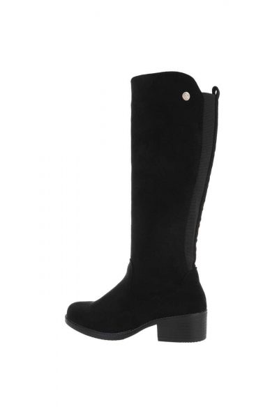 Cizme dama casual cu talpa joasa, negre