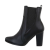 Botine dama din piele ecologica, negre