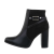 Botine dama elegante din piele ecologica, negre