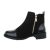 Botine elegante cu talpa joasa, negre