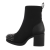 Botine dama casual cu tinte, negre