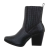 Botine dama cu model, negre