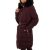 Geaca din fas lunga, cordon talie detasabil, culoarea violet