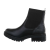 Botine dama clasice din piele ecologica, negre