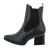 Botine dama din piele ecologica, model animal print