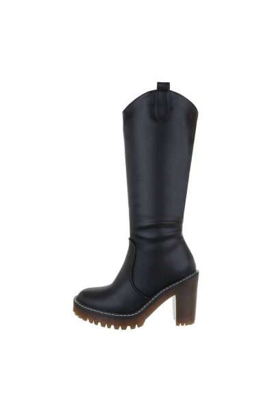 Cizme dama casual, negre