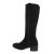 Cizme dama casual cu toc gros, negre