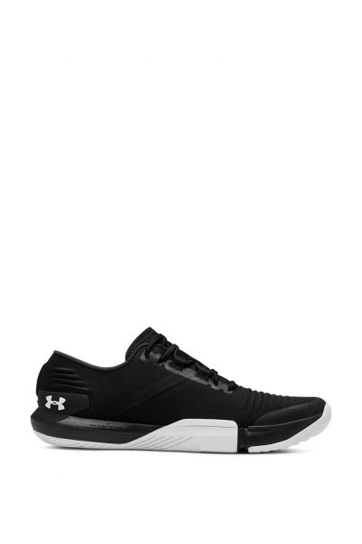 Pantofi sport dama, Under Armour cu insertii din plasa, pentru antrenament, negri Pantofi sport dama, Under Armour cu insertii din plasa, pentru antrenament, negri