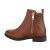 Botine dama cu talpa joasa, camel
