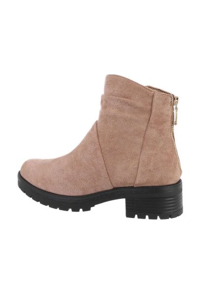 Botine dama casual, bej