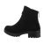 Botine dama casual, negre