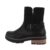 Ghete dama imblanite, accesorizate cu catarama, negre