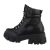 Ghete dama cu talpa groasa, efect croco, negre