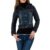 Jacheta dama casual, scurta, denim si fas, denim