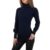 Pulover dama model in relief tricotat, bleumarin