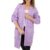 Cartigan dama model tricotat in relief, lila
