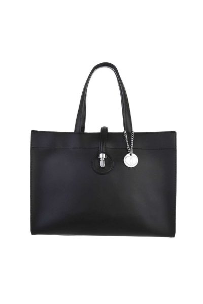 Geanta dama tip shopper,bareta detasabila, neagra