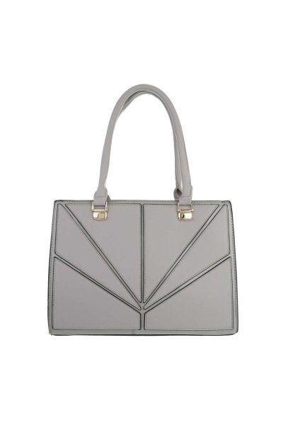 Geanta dama tip shopper,bareta detasabila, gri