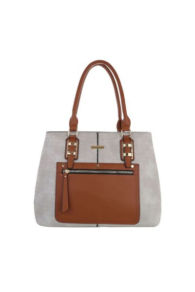 Geanta dama tip shopper, gri