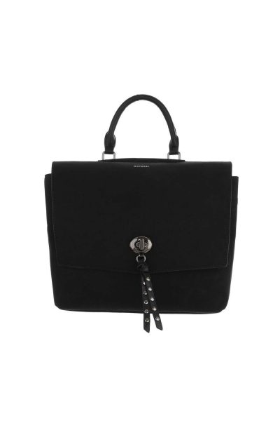 Geanta dama messenger cu bareta detasabila, neagra Geanta dama messenger cu bareta detasabila, neagra