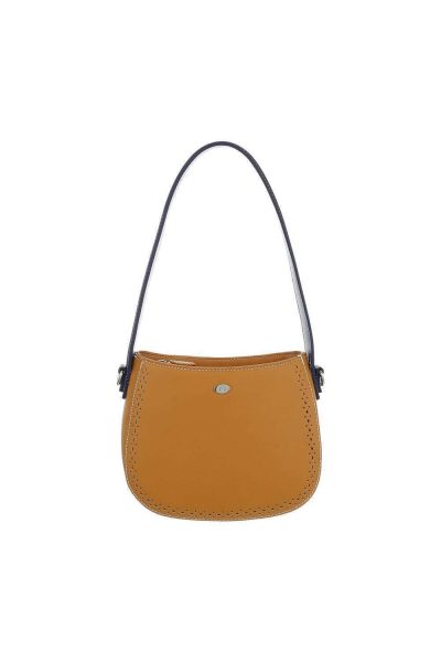 Geanta dama casual, mica , culoarea mustar