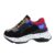 Pantofi dama sport, talpa inalta, multicolori
