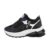 Pantofi sport, dama, talpa inalta, negri