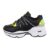 Pantofi sport dama, casual, talpa inalta, negri