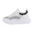 Pantofi sport dama, inchidere cu siret, albi
