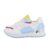 Pantofi sport, dama, cu siret, alb / albastru