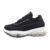 Pantofi sport dama, inchidere cu siret, negri