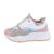 Pantofi sport dama, cu siret, albi
