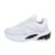 Pantofi sport, dama, model pe talpa, albi