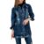 Jacheta dama denim, casual, inchidere cu nasturi tip capse, albastra