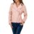Jacheta biker, piele ecologica, accesorizata , inchidere cu fermoar, roz