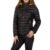 Jacheta dama casual, din fas, gluga, neagra