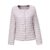 Jacheta dama din fas, guler chanel,offwhite